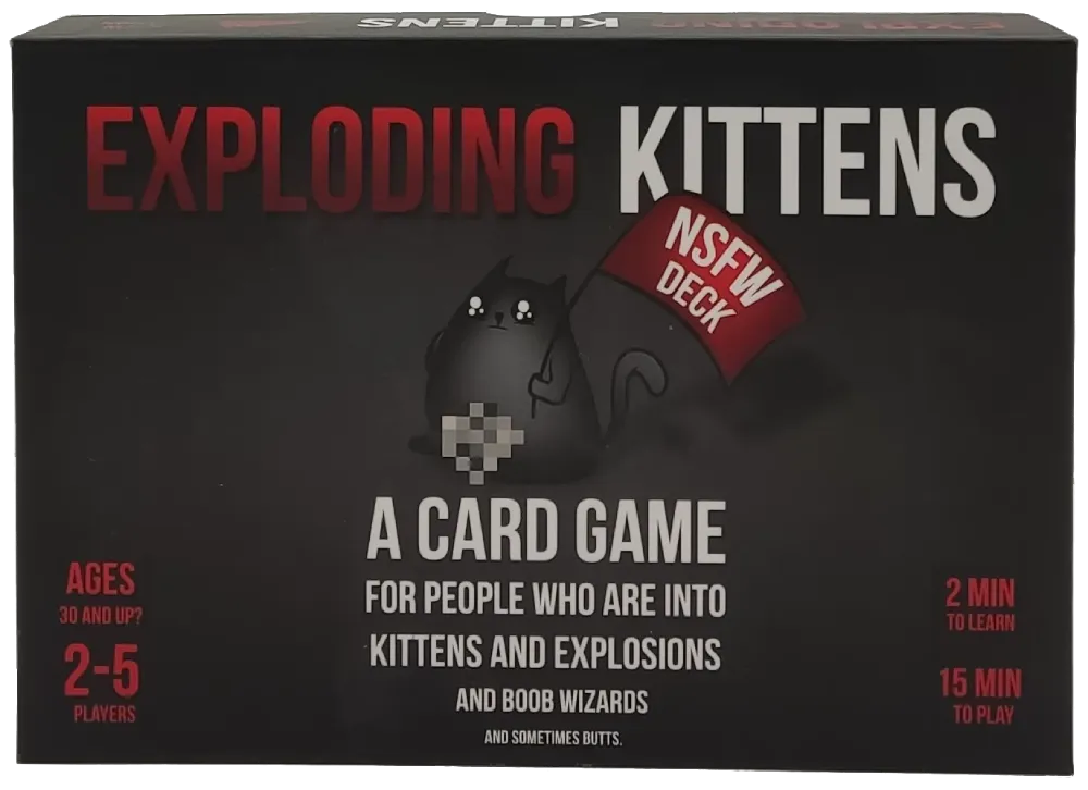 Exploding Kittens Kartenspiel für Erwachsene auf Englisch - Bild 1