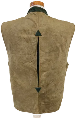 Echtleder Trachten-Gilet - 50 - Bild 3