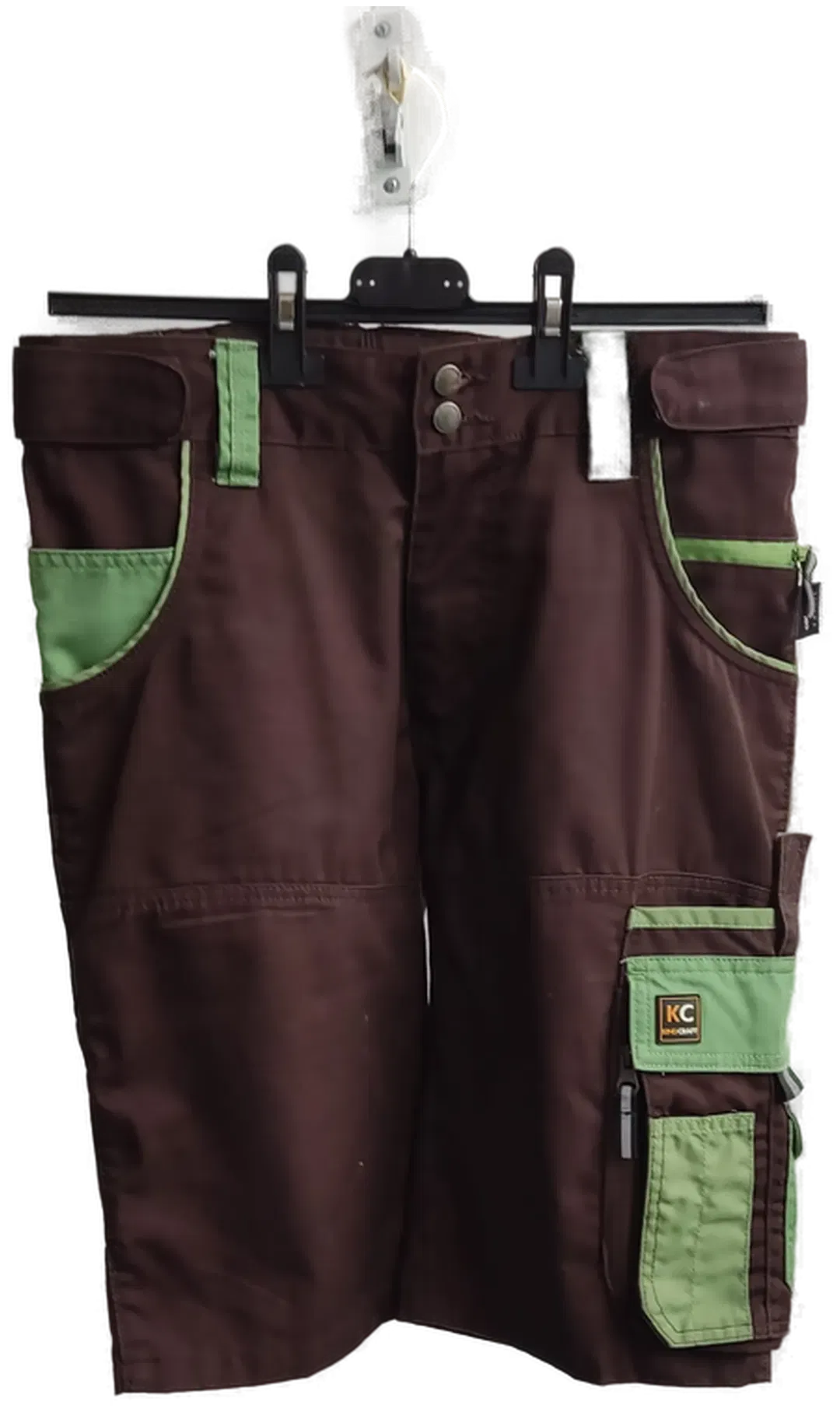 King Craft Arbeitshose Herren braun-grün - Gr. 46   - Bild 4