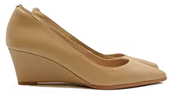 Glattlederwedges creme Gr. 40,5 - Bild 8
