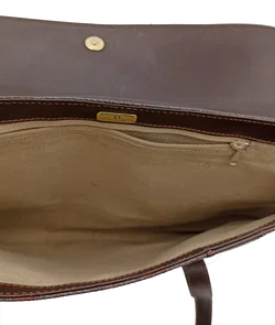 Aigner Damen Handtasche / Laptoptasche aus Leder braun - Bild 3