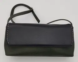 Damenhandtasche olivgrün-schwarz - Bild 2