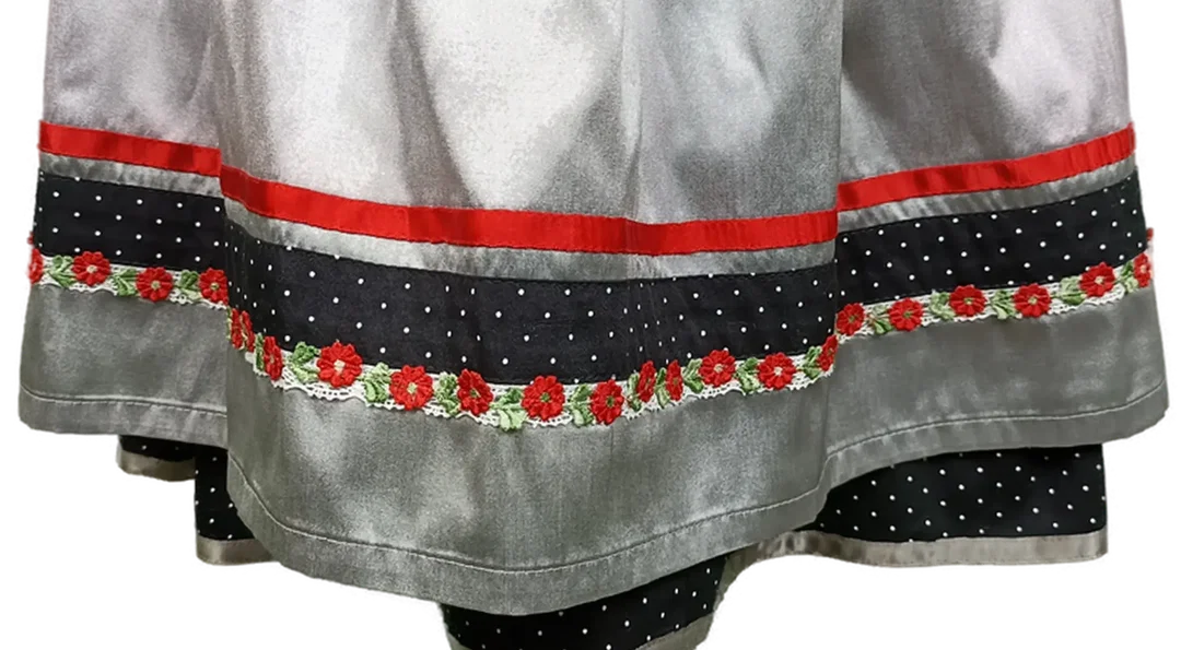 Stockerpoint Damendirndl rot/grün/grau Gr. XXS – Bild 4