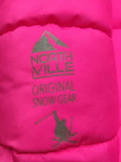 Kinder-Steppjacke Größe 110 Pink-Orange | Winterliebling – Vorschau 3