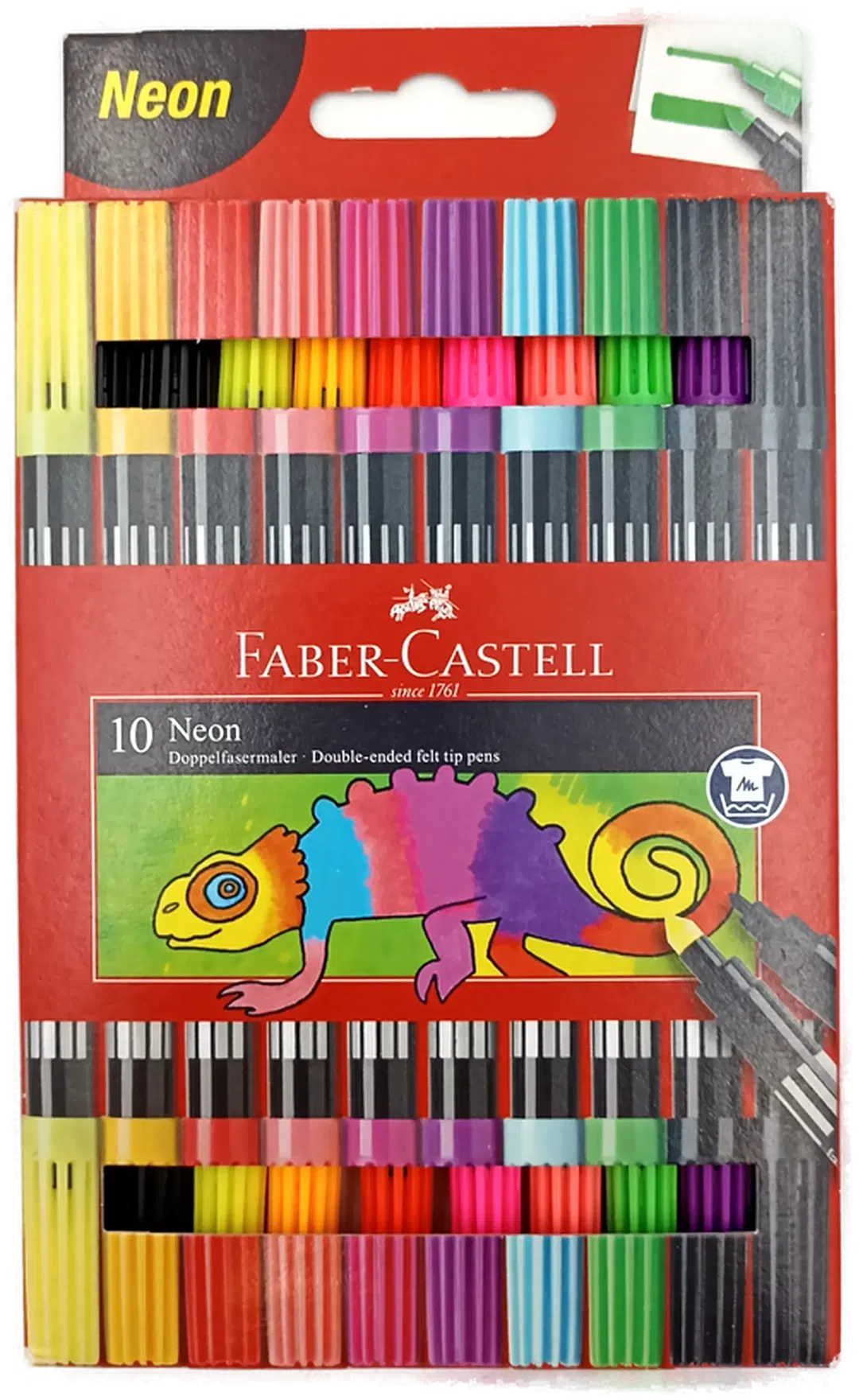 Faber-Castell 10 Neon Doppelfasermaler - Bild 1