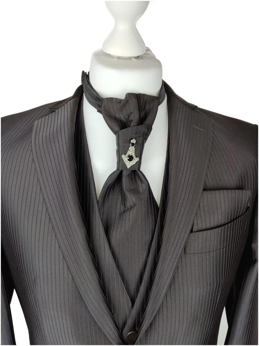 Herren Hochzeitsanzug 3‑teilig Sonstige Größe 48 | Neu & Ungetragen – Bild 2