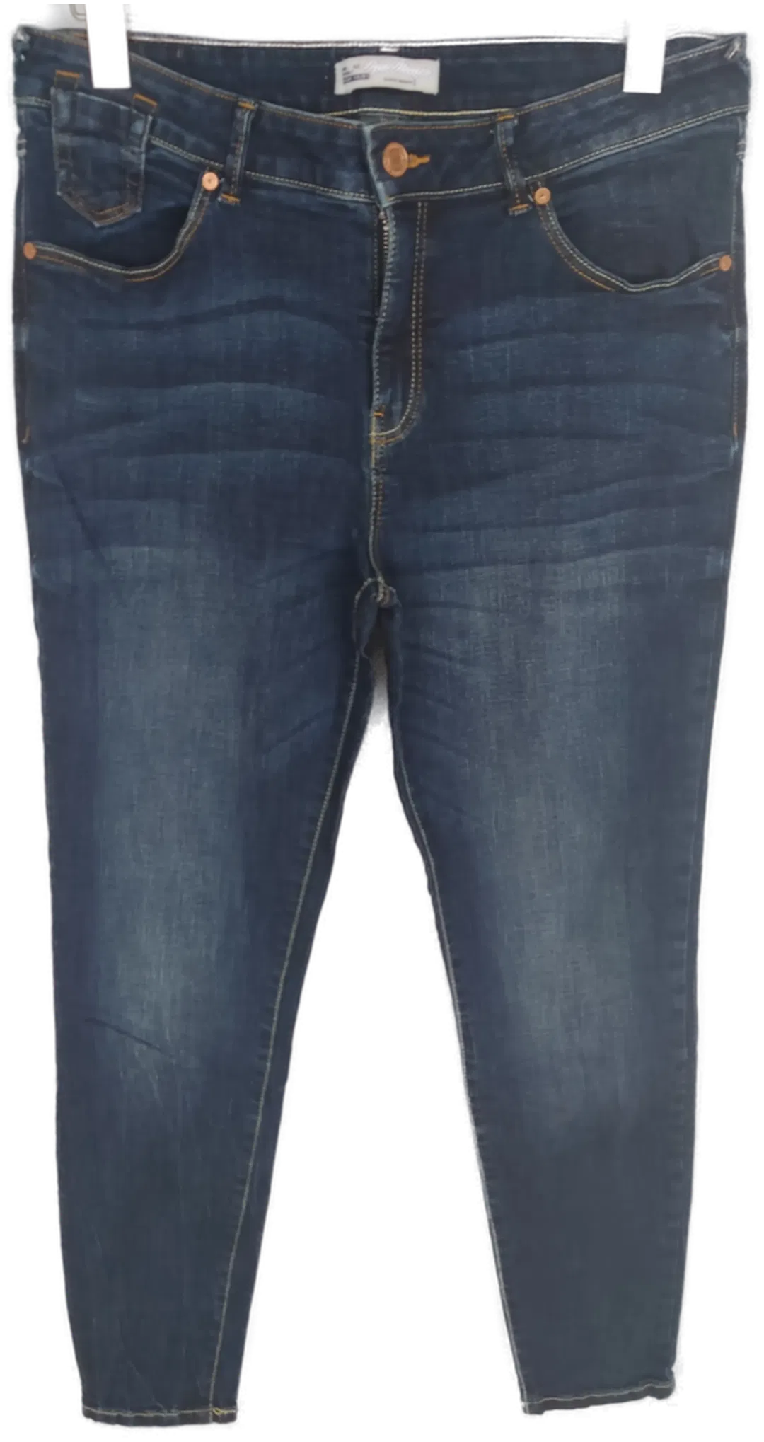 Damen Stretch-Jeans Super Skinny in Dunkelblau, Größe 42 - Bild 1