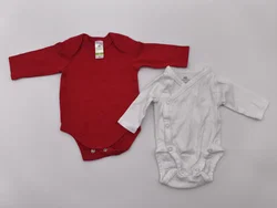 2er Set Baby-Bodies, Langarm, Gr. 50 und 56 – Vorschau 1