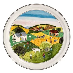 Villeroy & Boch „Die vier Jahreszeiten“ 4 Wandteller Gérard Laplau komplett Ø 23,5 cm – Vorschau 4