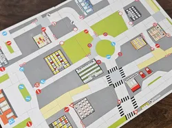 TAXIFAHRER UNTERWEGS - Vintage Gesellschaftsspiel - Piatnik  - Bild 3