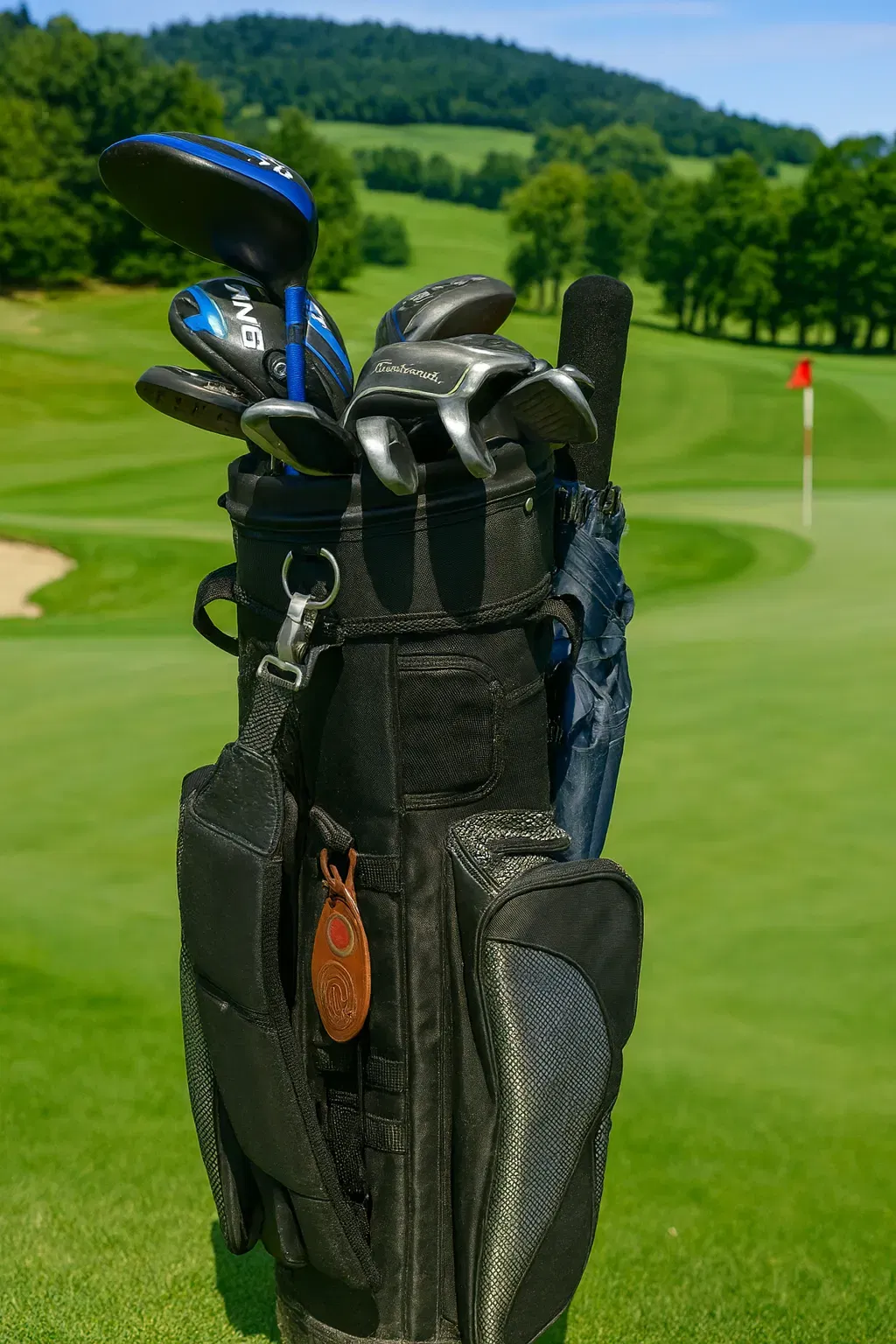 Golfset komplett – Ping G30 Driver 12°, Ping Rapture, Adams Idea Tech Hybrid, Cleveland Wedges + Golftasche - Bild 1