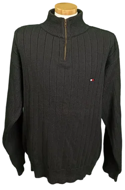Tommy Hilfiger Herrenpullover schwarz Gr. L