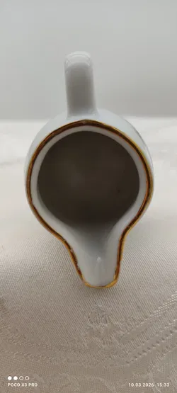 Lilien Porzellan Milchgießer Goldrand Dürnstein | Einmaliges Unikat - Bild 6