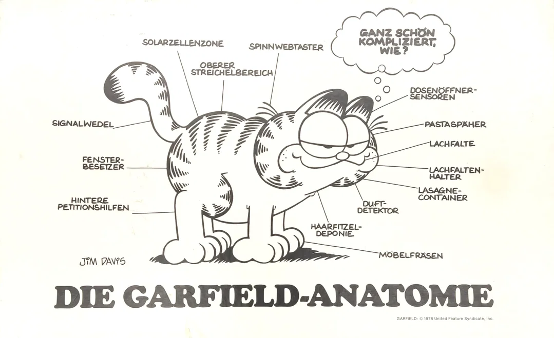 Garfield's Lieblingsspiel - Vintage Gesellschaftsspiel - F. X. Schmid  – Bild 2
