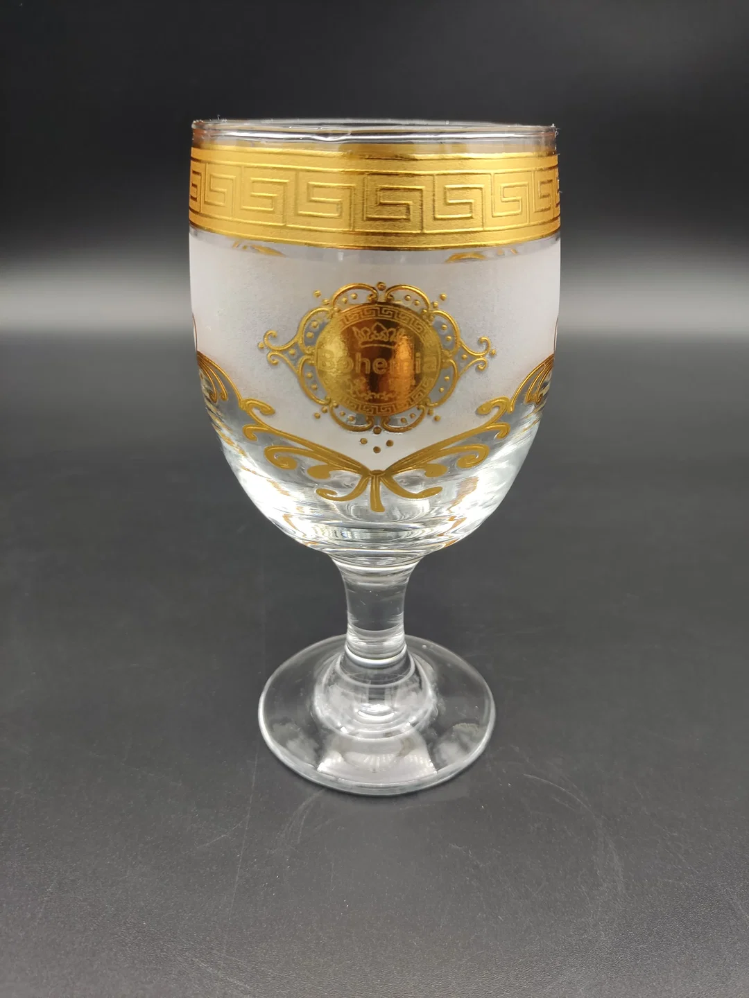 6 Gläser mit Golddekor – Bild 2