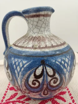 Gmundner Keramik Krug mit Blumenmuster | Vintage-Schatz – Vorschau 2