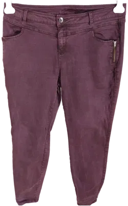 YESSICA Damen Stretch-Jeans in Weinrot, Größe 46 - Bild 1