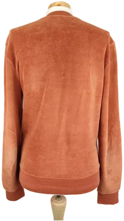  Vintage Samt-Pullover der Marke Jockey braun - S/36 - Bild 2