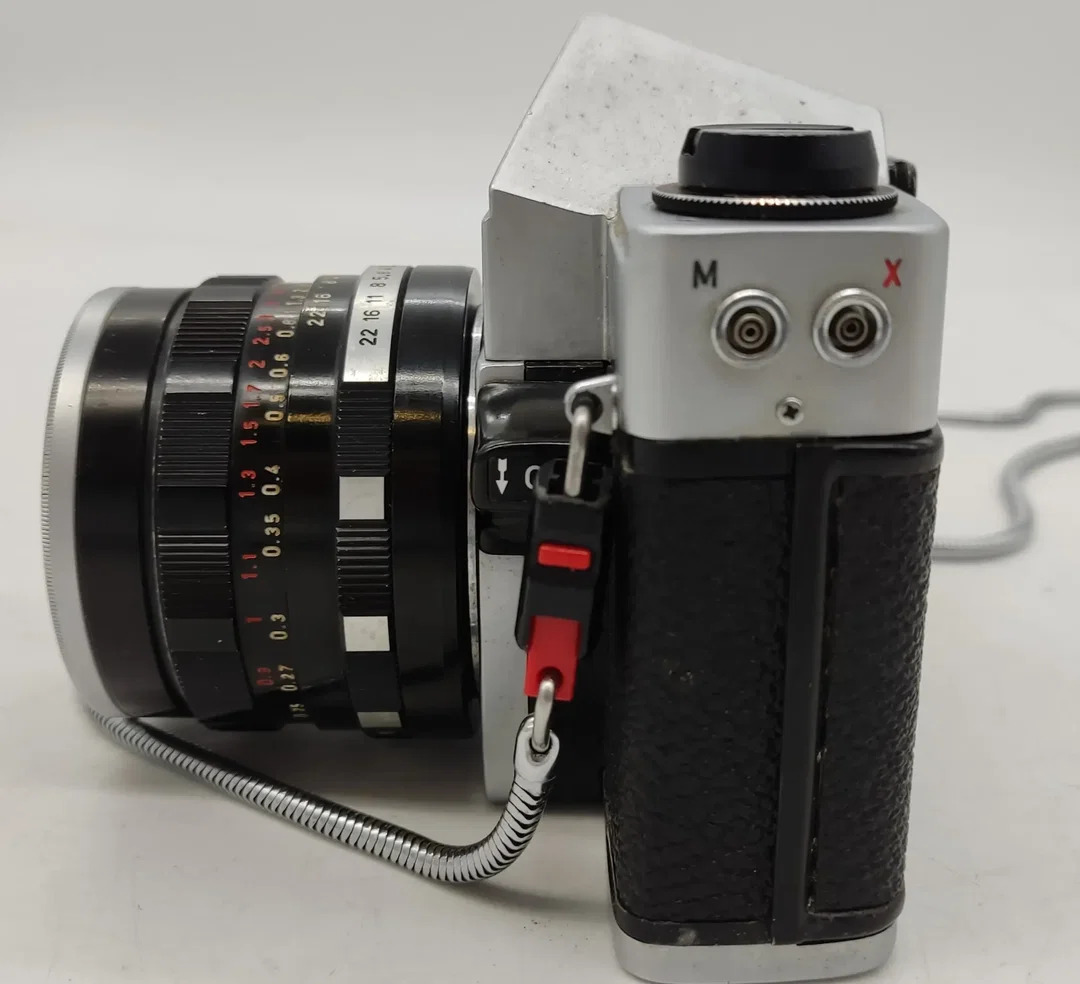 Fotoapparat Cosina Hi-Lite Spiegelreflex-Kamera mit Meyer-Optik Görlitz Orestegon 2,8/29 Weitwinkelobjektiv  – Bild 5