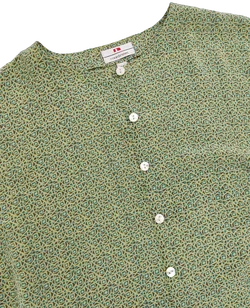 Coordinates Damen Seiden Bluse, grün - Gr. D 46 - Bild 3