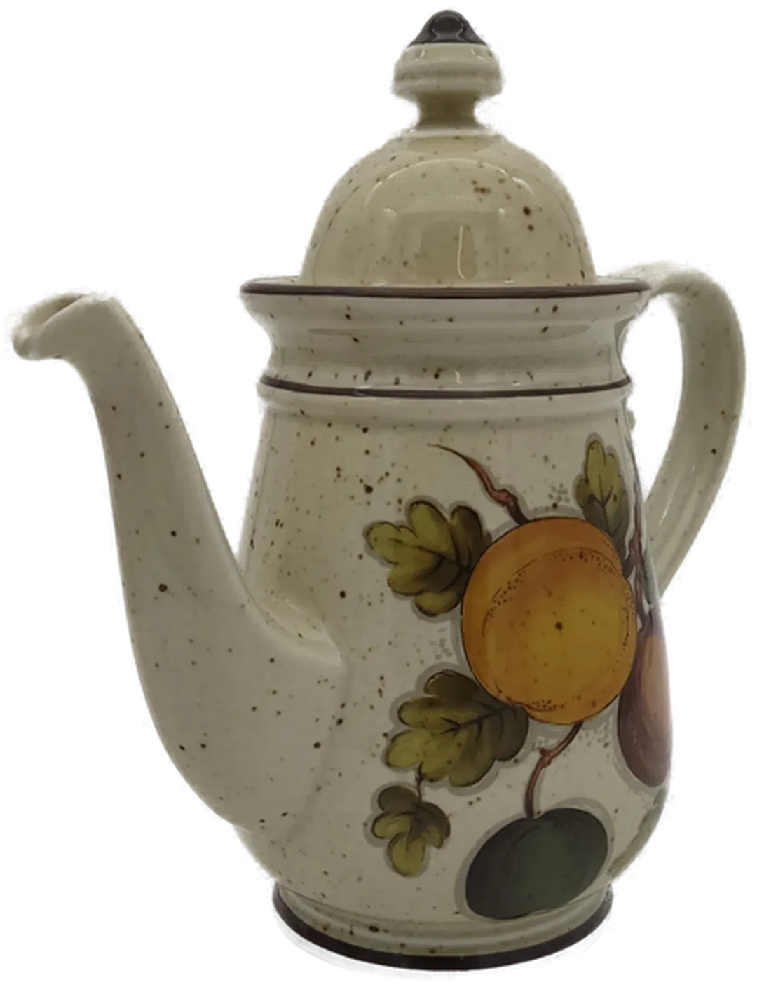 Winterling Kaffeekanne Karina beige mit Obstmotiv Vintage - Bild 1