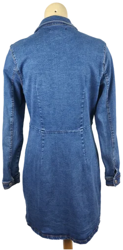 AMISU Jeanskleid Damen Gr. 42 in Blau | Denim-Klassiker – Vorschau 3