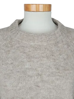 VILA Damen Wollpullover, beige - Gr. M  - Bild 4