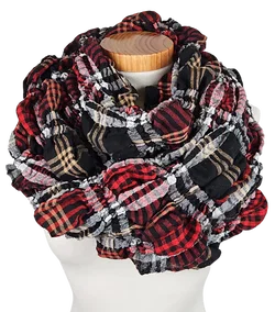 Schal Damen - kariert/ multicolor - Bild 3