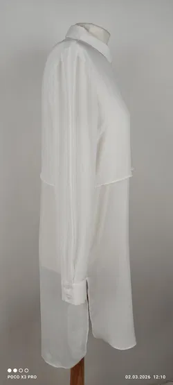 Mango Weiße Hemdbluse - Bild 3