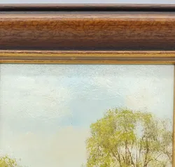 Die 4 Jahreszeiten, Original Ölgemälde von A. Behr - Bild 4