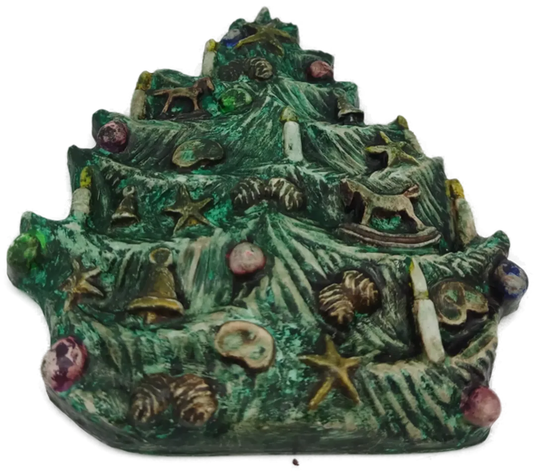 Vintage Weihnachtsdekoration aus Ton - Bild 4