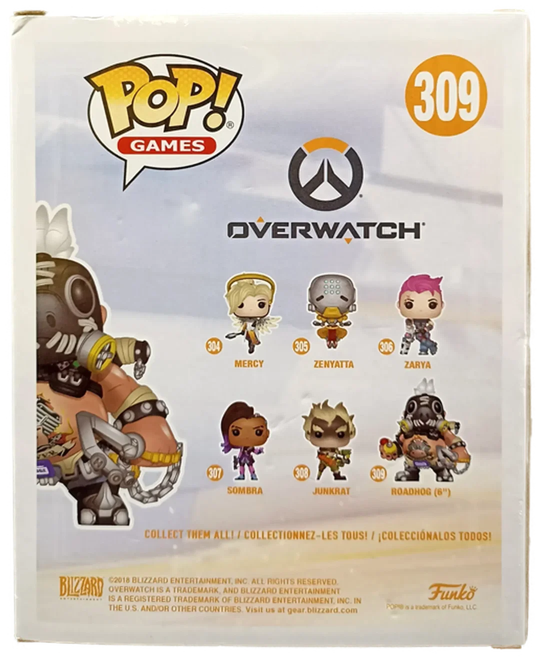 Funko Pop! Games Overwatch Roadhog 309 Vinyl-Sammelfigur (OVP) – Bild 4