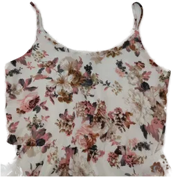 Only Damen Kleid beige/geblümt Gr. 36 - Bild 3