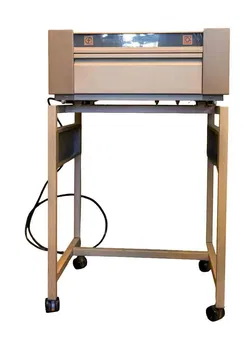 Vintage Profi Aktenvernichter Frank R. Ford, Industrie-Schredder auf Rollgestell - Bild 1