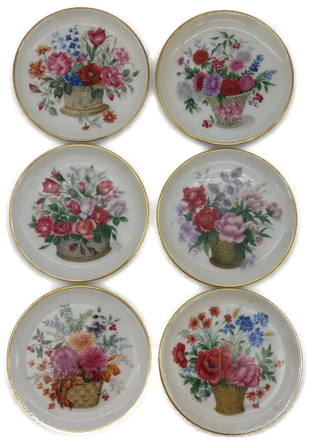6 Stk. Johann Seltmann Vohenstrauß Dekorteller - D/10 cm - Bild 4