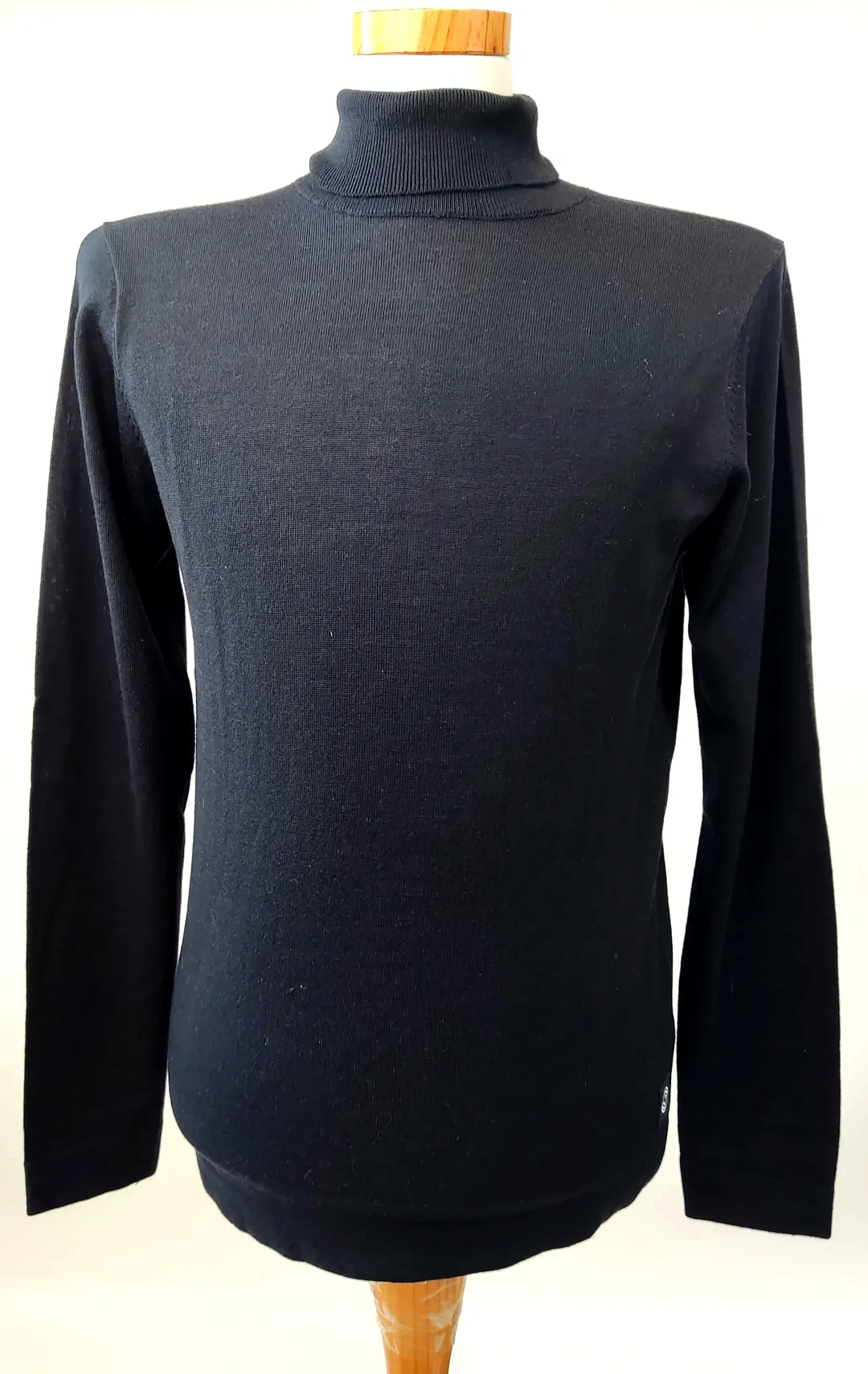 Blue Industry Herren Rollkragenpullover, schwarz - Gr. M – Bild 1