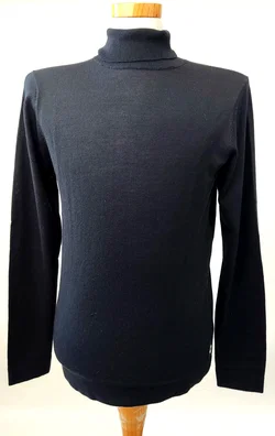 Blue Industry Herren Rollkragenpullover, schwarz - Gr. M – Vorschau 1