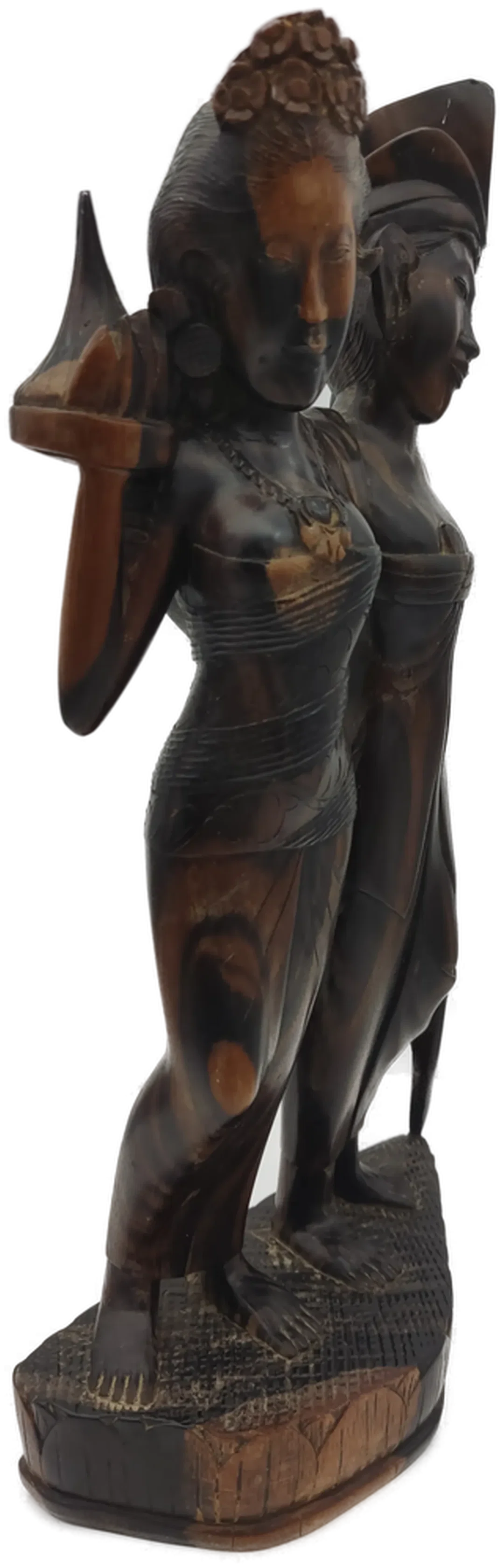 Hochzeitspaar-Figur Holz handgeschnitzt | Bali-Schatz – Bild 3