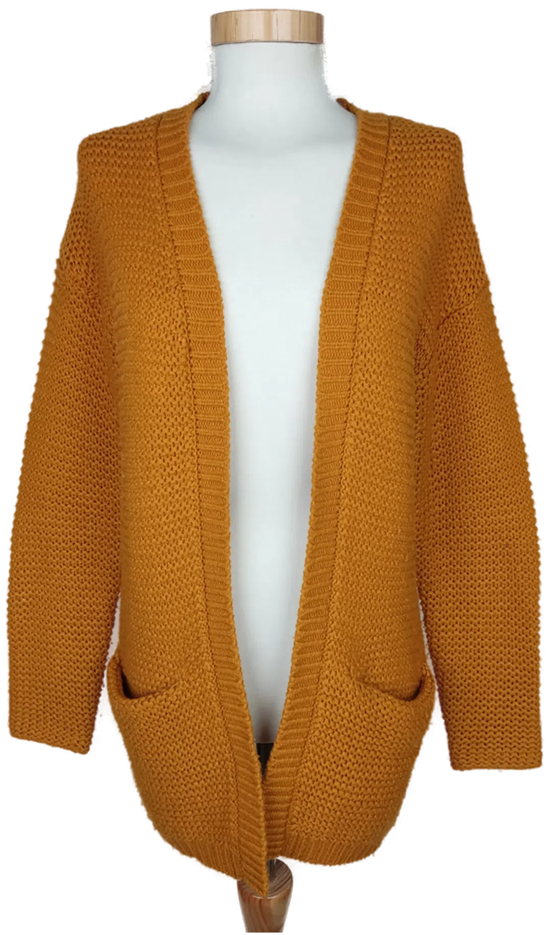 Vero Moda Damen Strickjacke senf - XS/34 - Bild 1