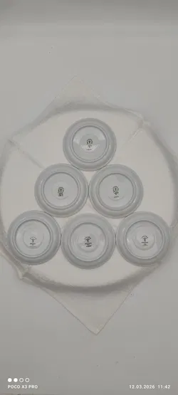 Lilien Porzellan Mocca-Untersetzer 6er | Sammlerstück - Bild 6