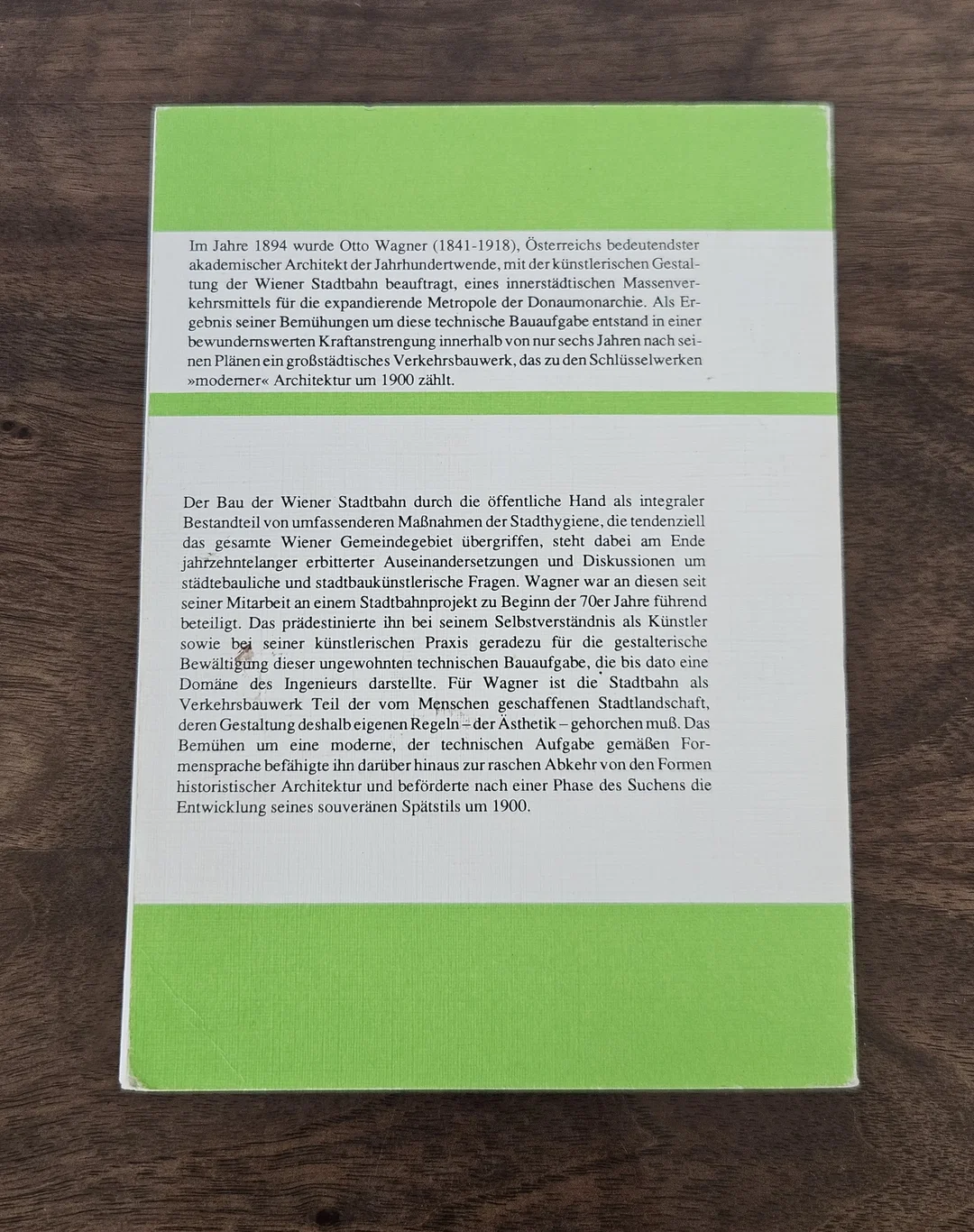Otto Wagner und die Wiener Stadtbahn I + II - Günter Kolb (Text- und Abbildungsband) – Bild 4