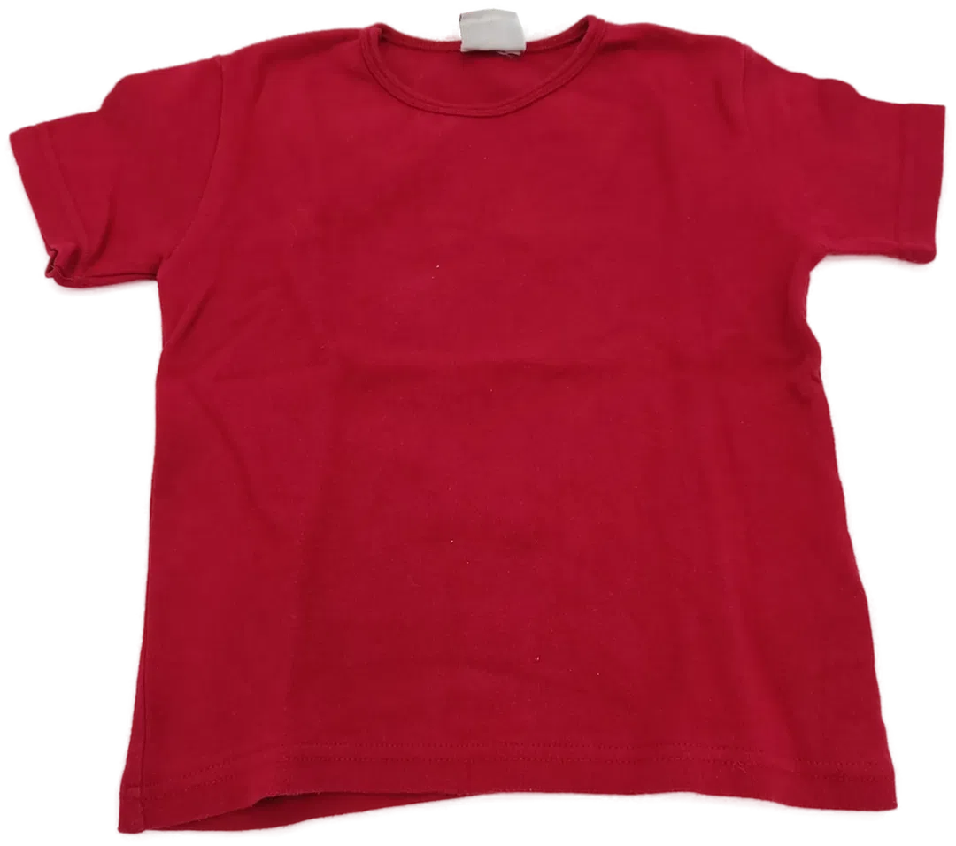 Kikstar Kinderkurzarm T-Shirt rot - Gr.128 - Bild 1