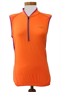 CMP Damen Fahrradtrikot, orange-violett  - Gr. XS / 34 – Vorschau 1