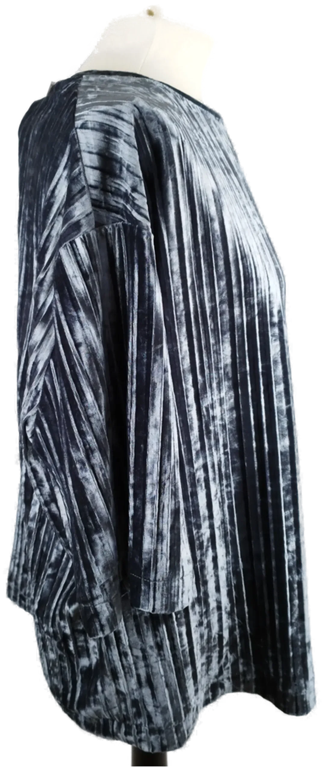 MANGO T-Shirt im schimmerndem Look - Gr. S  – Bild 2