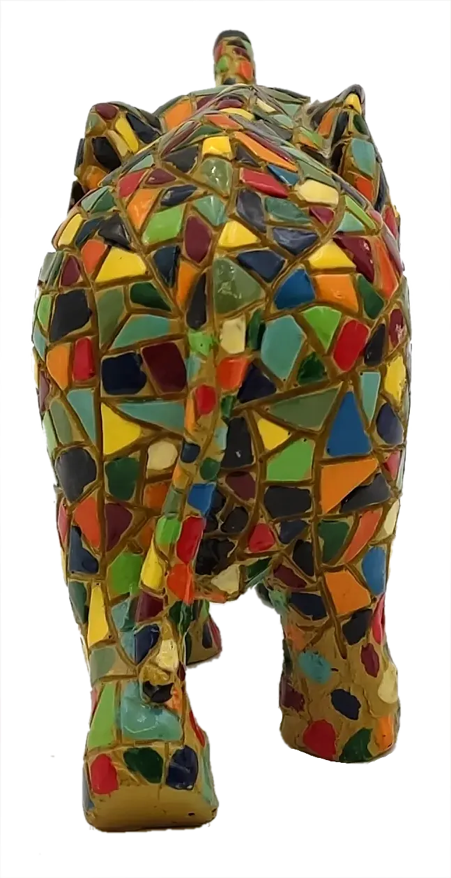 Mosaik Elefant - Gaudí‑Stil – Bild 5