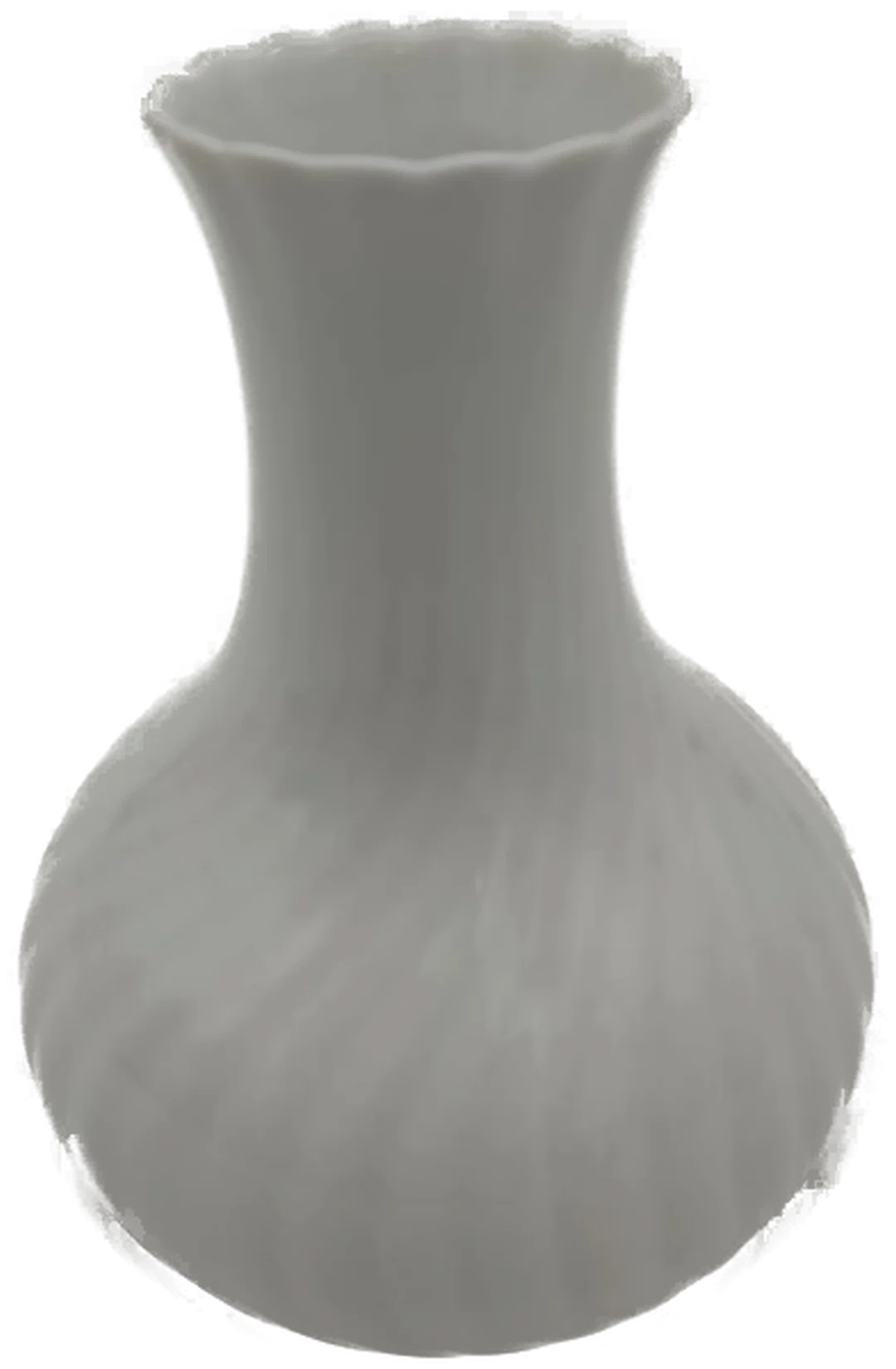 Tirschenreuth-Hutschenreuther Vase weiß Höhe: 13 cm – Bild 3