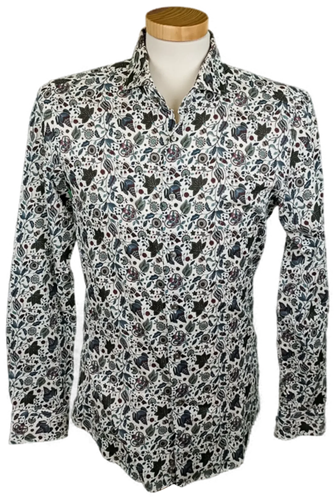 Joop! Slim Fit Herrenhemd gemustert Gr. 40 – Bild 1