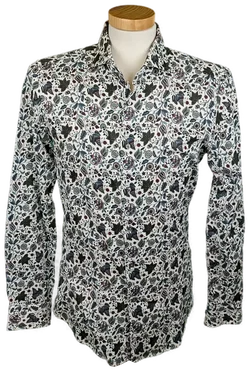 Joop! Slim Fit Herrenhemd gemustert Gr. 40