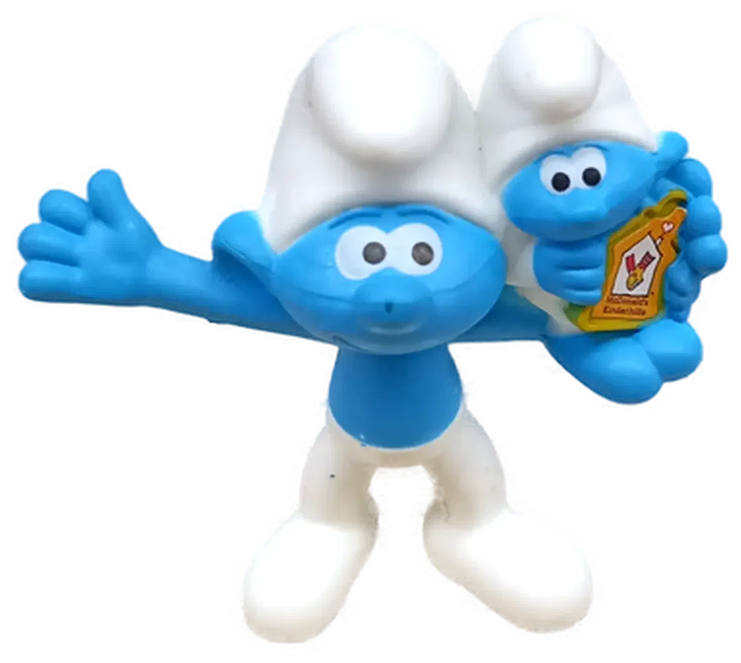 Schleich Peyo Schlümpfe - Kinderhilfe Schlumpf mit Baby Schlumpf - Bild 1