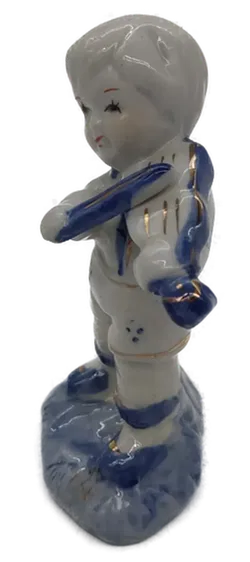 Porzellan/Keramik Figur Junge mit Geige - Bild 3
